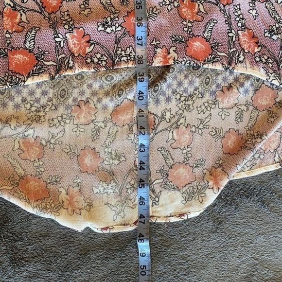 Studio 253 floral printed tank dress women's XL, cotton blend midi - Picture 9 of 14